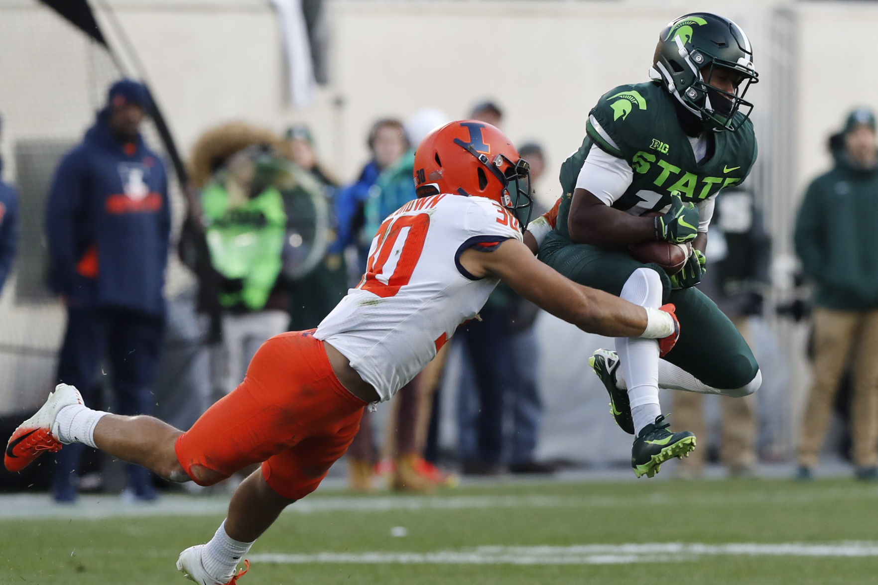 APTOPIX Illinois Michigan St Football
